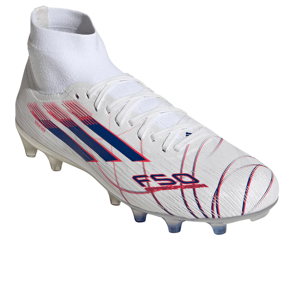 F50 Sparkfusion Pro Mid Cut Firm/Artificial Ground Soccer Cleats - Image 2