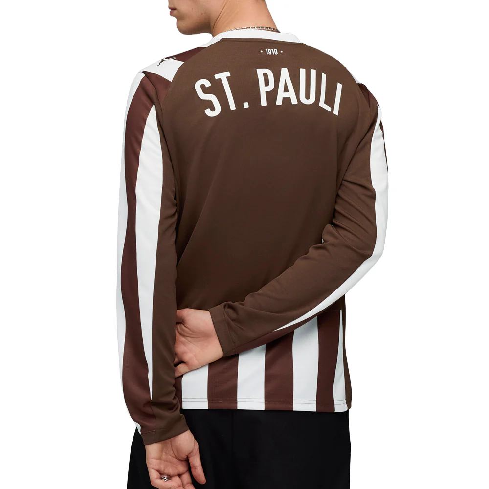 FC St. Pauli 25/26 Crew Neck Long Sleeve Home Soccer Jersey - Image 4