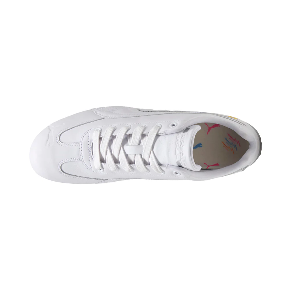 Scuderia Ferrari Speedcat Miami White Lace Up Sneakers - Image 4