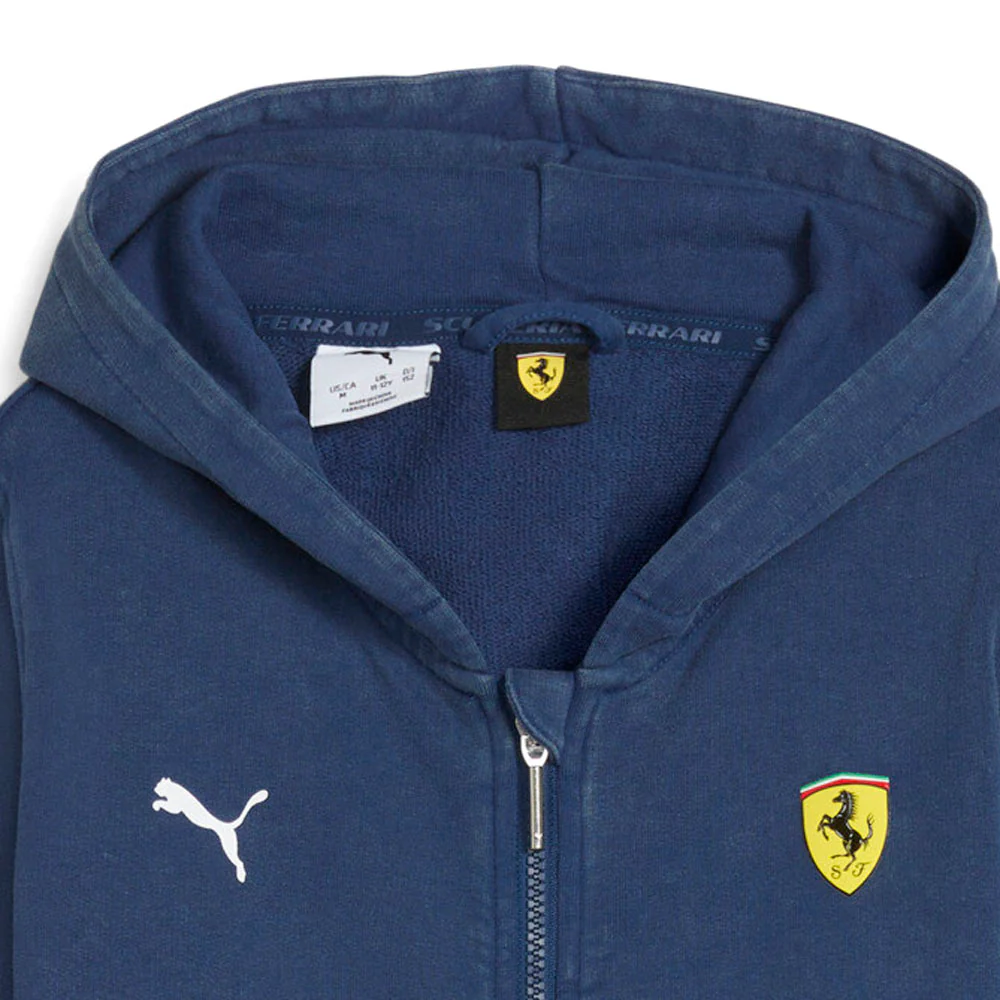 Scuderia Ferrari Sportswear Hooded Sweat Full Zip Jacket (Youth) - Image 3
