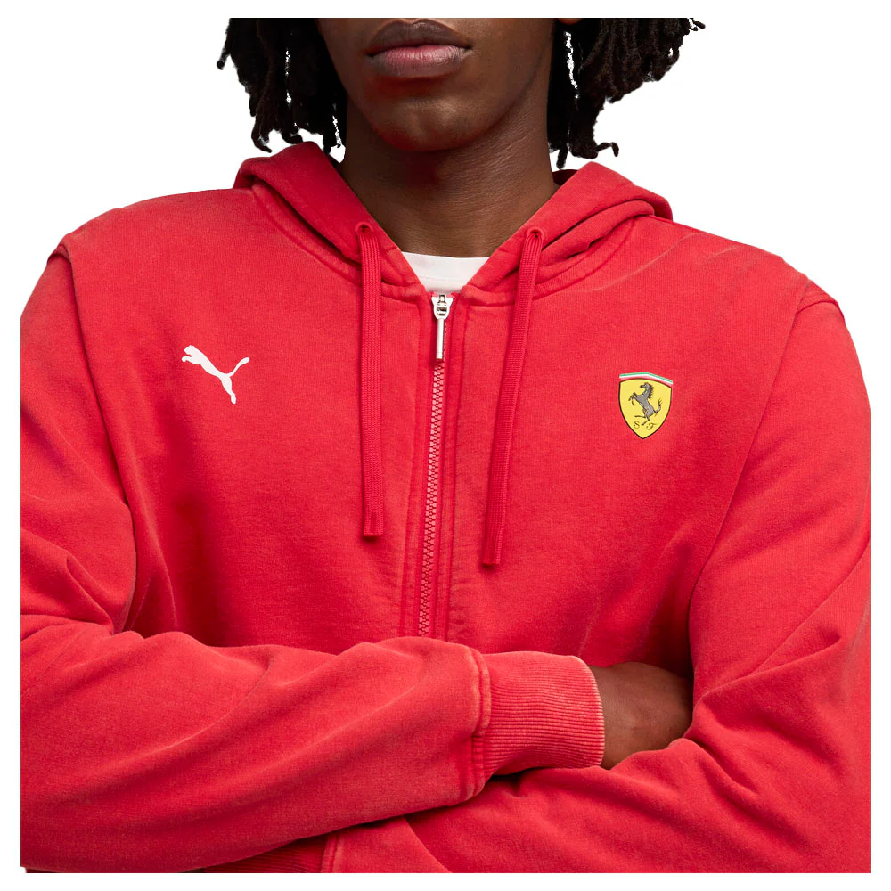 Scuderia Ferrari Sportswear Full Zip Hoodie - Image 5
