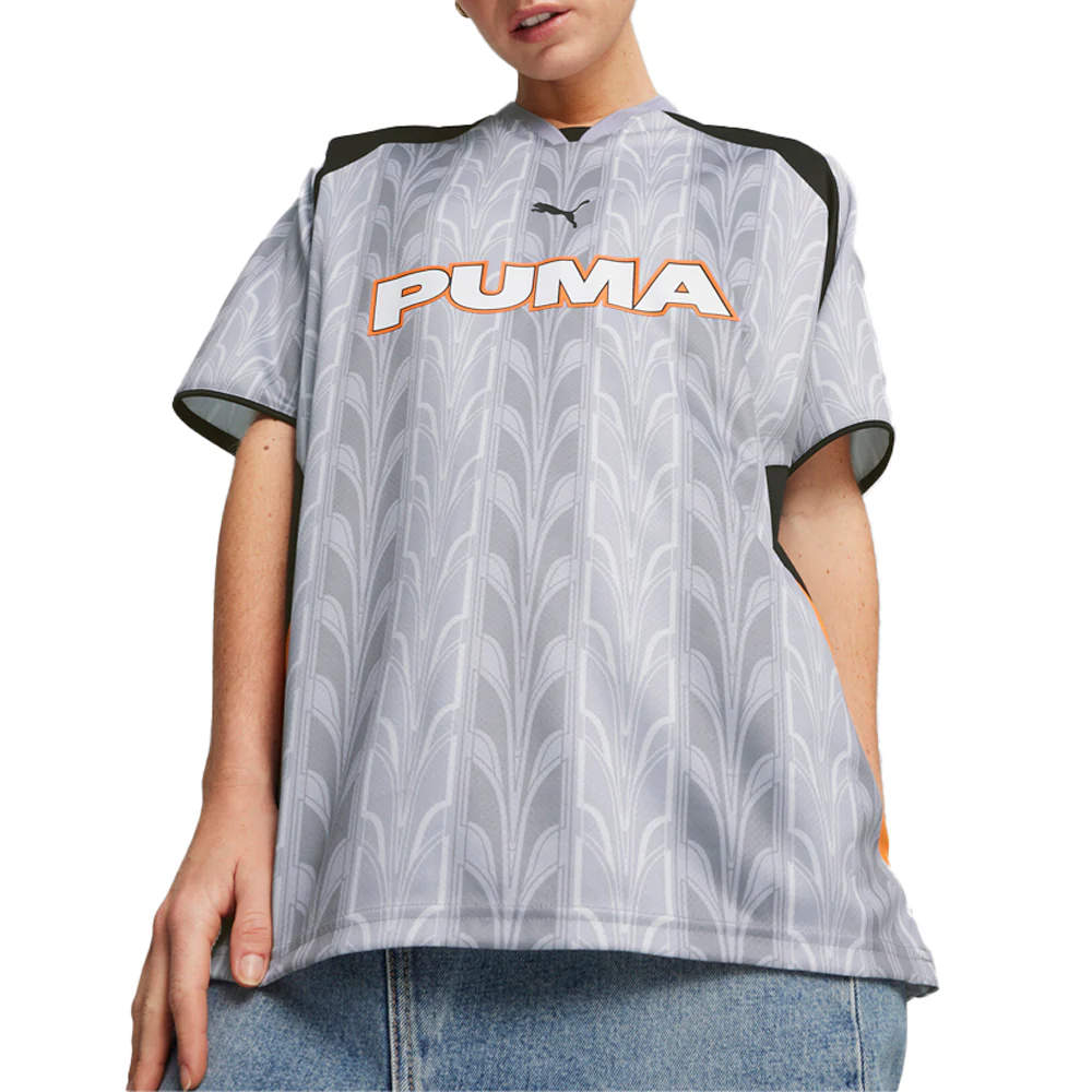 Graphic V-Neck Short Sleeve Soccer Jersey