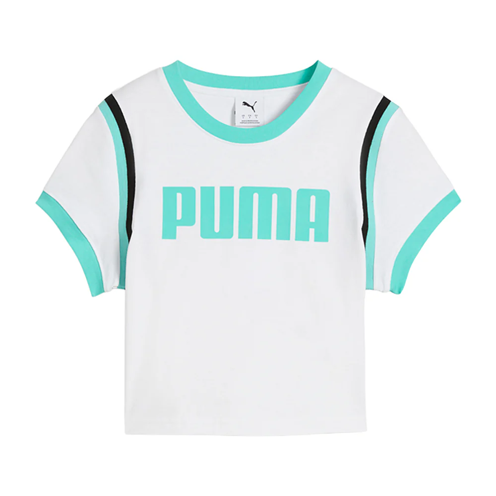 Future Archive Graphic Cropped Crew Neck Short Sleeve T-Shirt