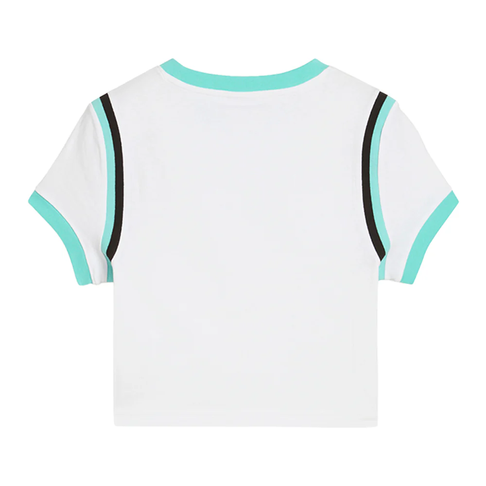 Future Archive Graphic Cropped Crew Neck Short Sleeve T-Shirt - Image 2
