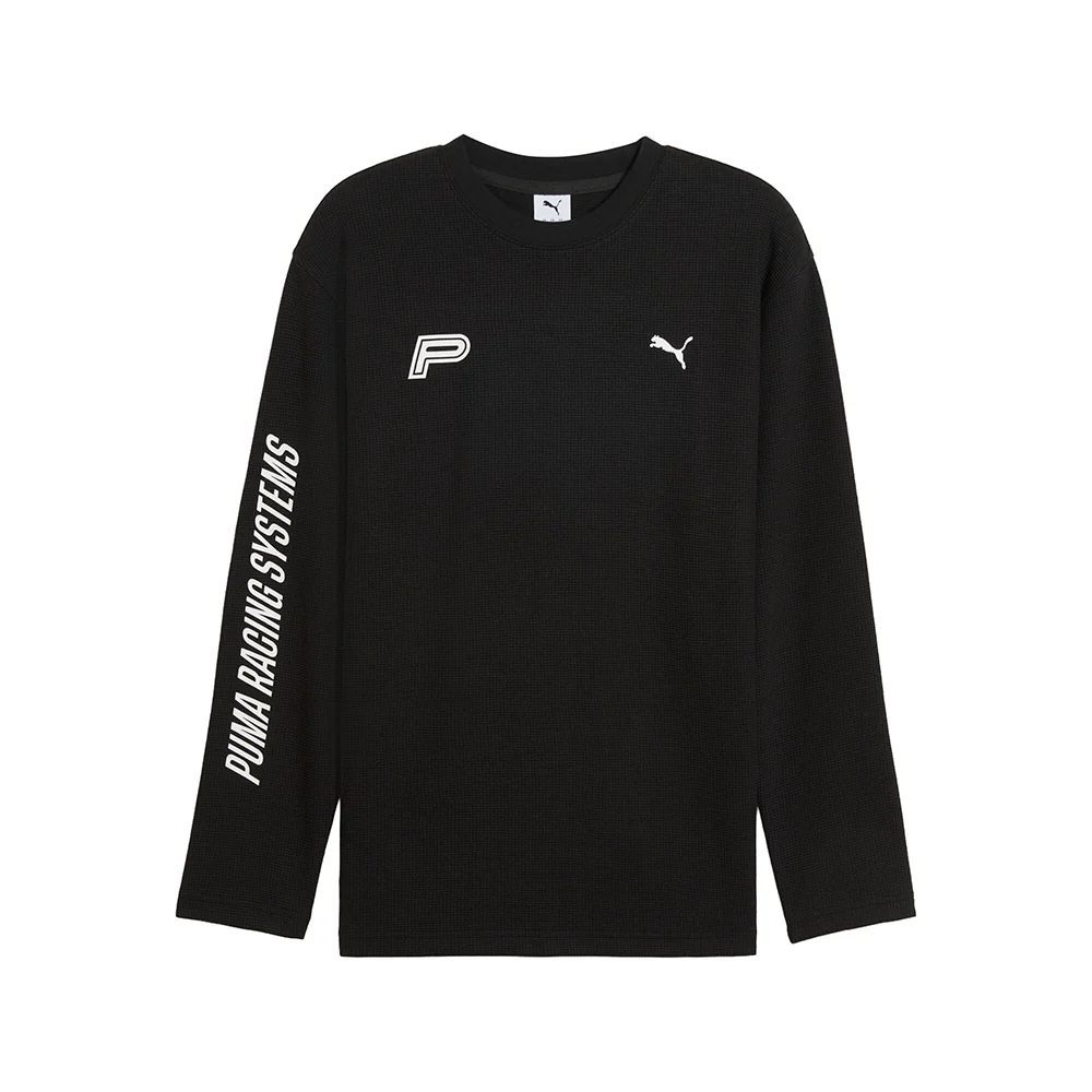 Future Archive Waffle Crew Neck Long Sleeve T-Shirt
