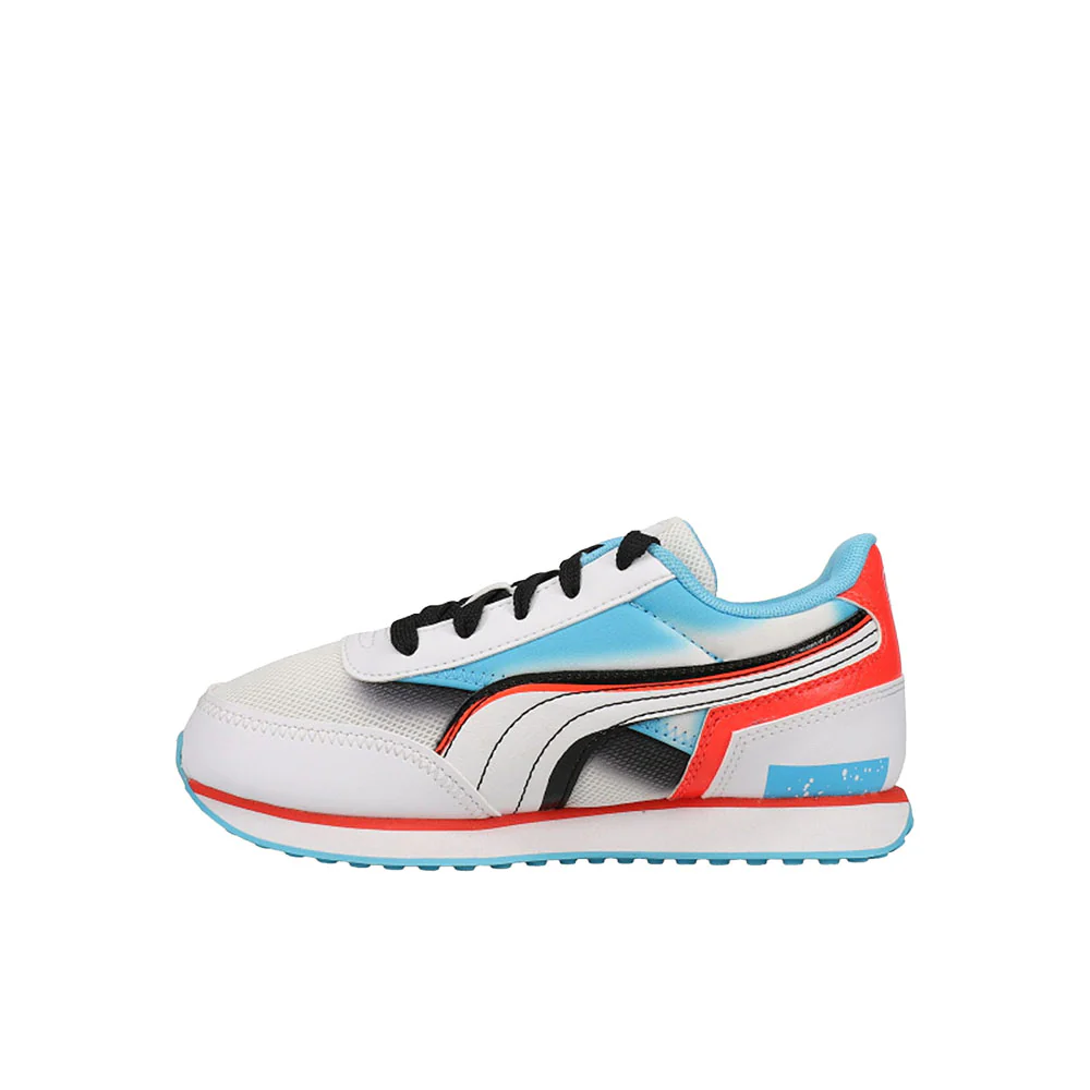 Future Rider Airbrush Lace Up Sneakers (Little Kid) - Image 3