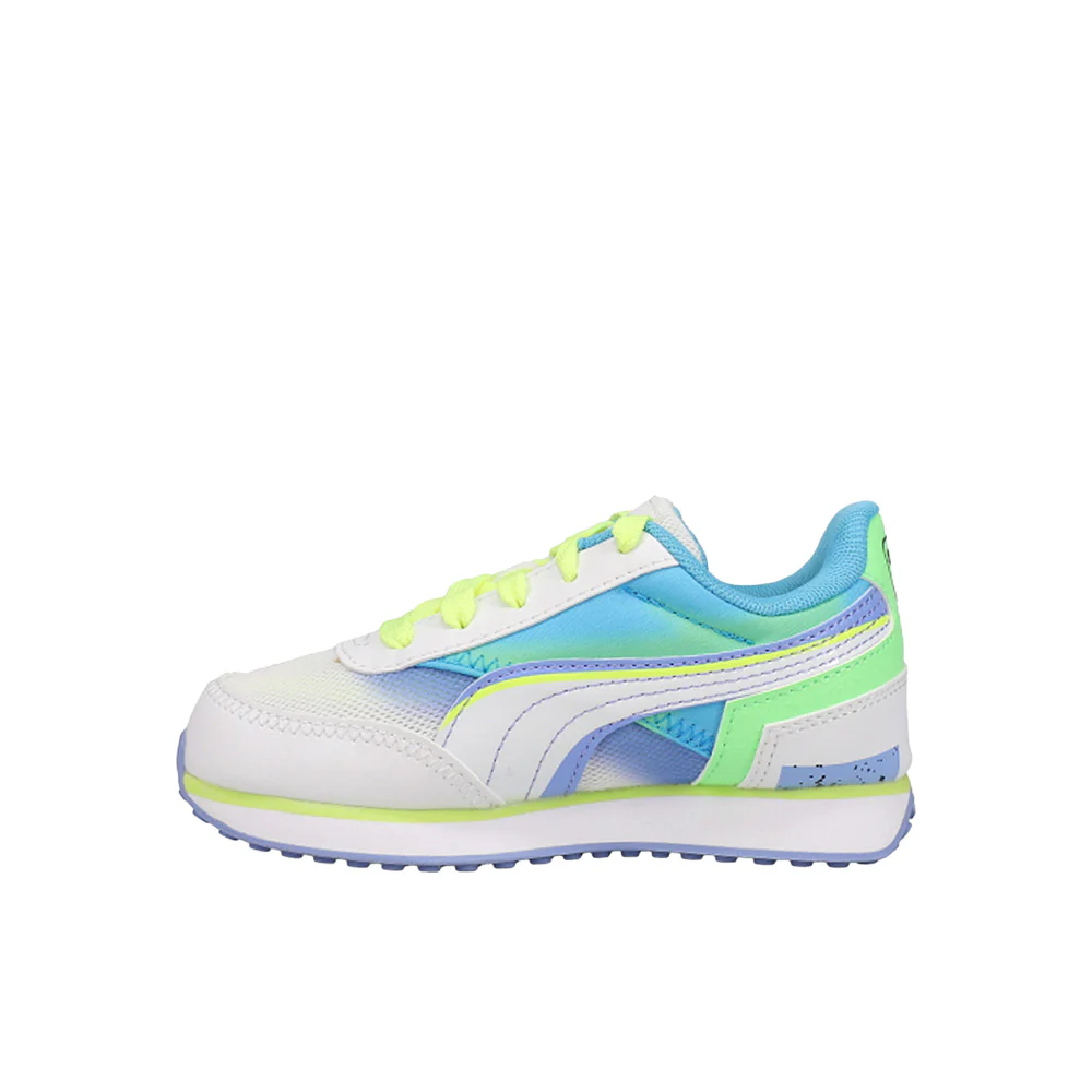 Future Rider Airbrush Lace Up Sneakers (Little Kid) - Image 3