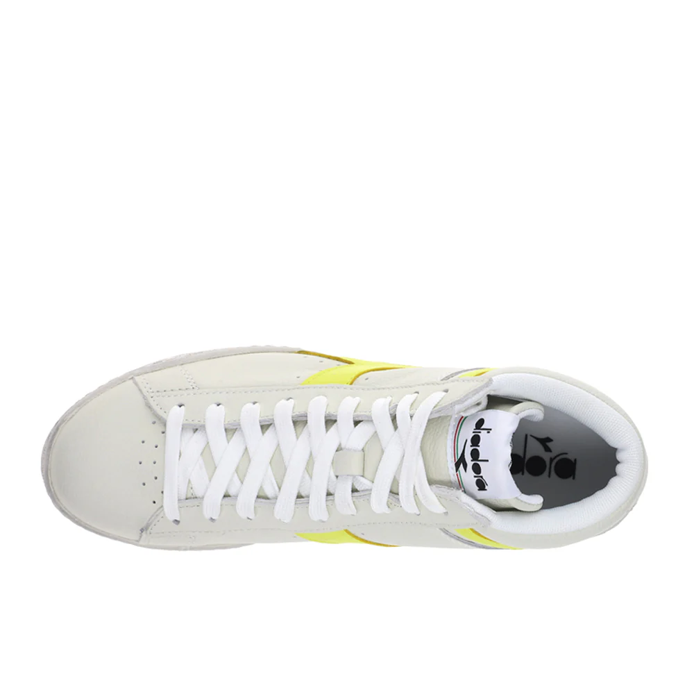 Game L High Fluo Waxed Lace Up Sneakers - Image 4