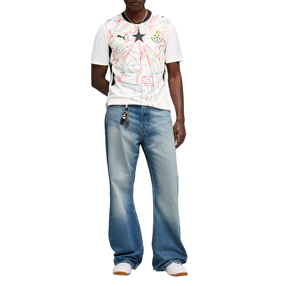 Ghana Home Crew Neck Replica Jersey - Image 3