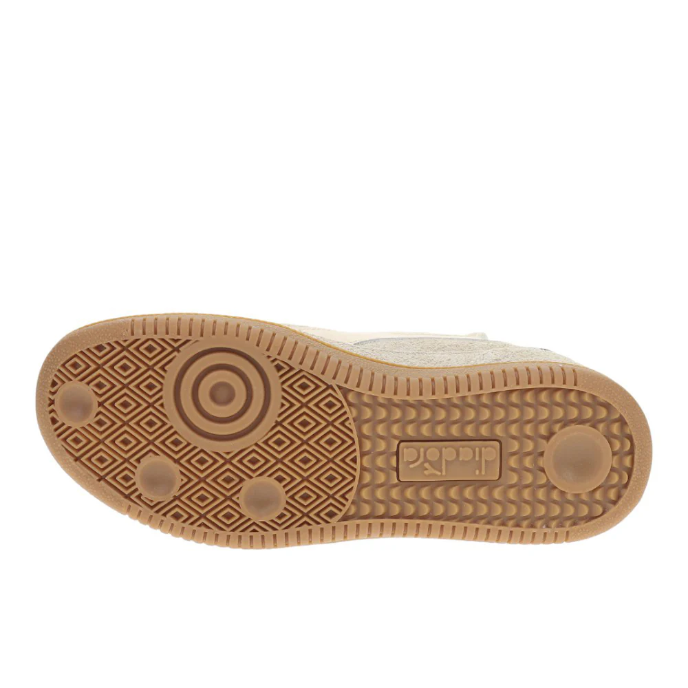 Gold Indoor Hairy Lace Up Sneakers - Image 5