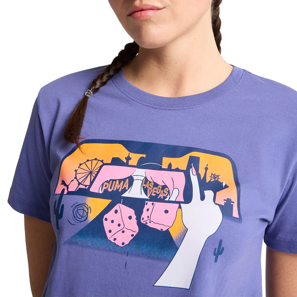 Graphics Las Vegas Mirror Crew Neck Short Sleeve T-Shirt - Image 4