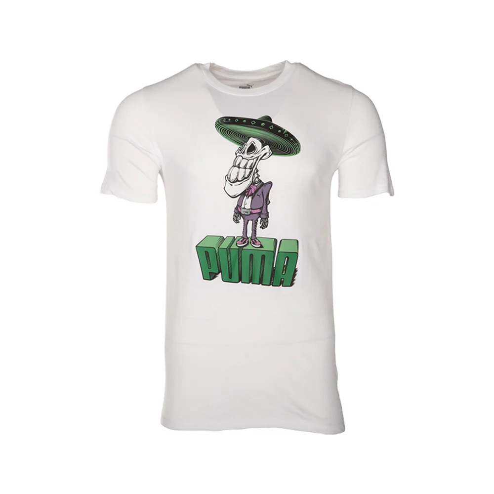 Graphics Mariachi Crew Neck Short Sleeve T-Shirt