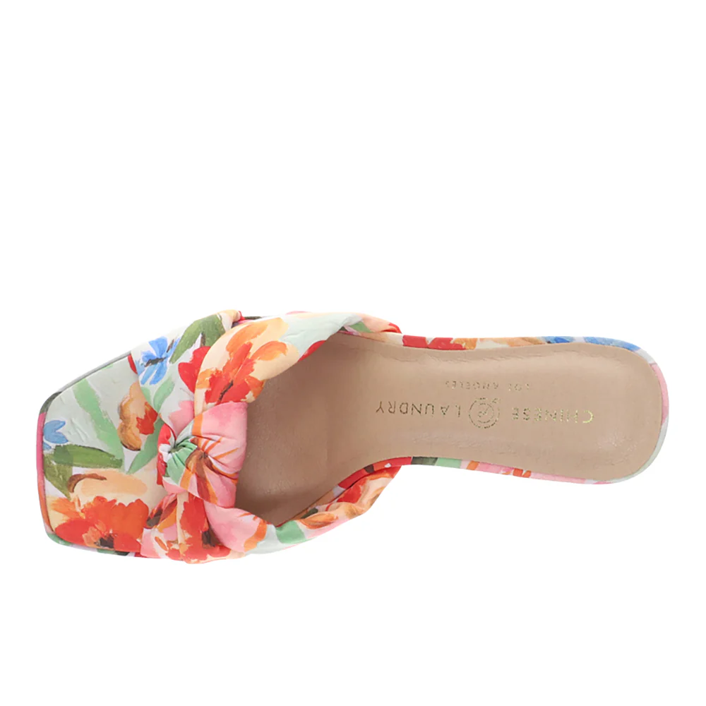 Gwinn Floral Block Heel Platform Sandals - Image 4