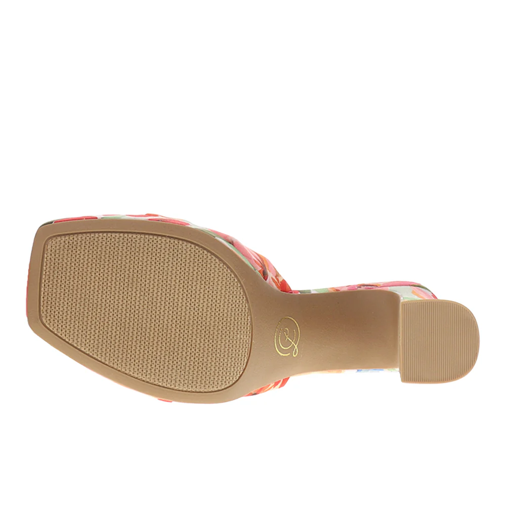 Gwinn Floral Block Heel Platform Sandals - Image 5