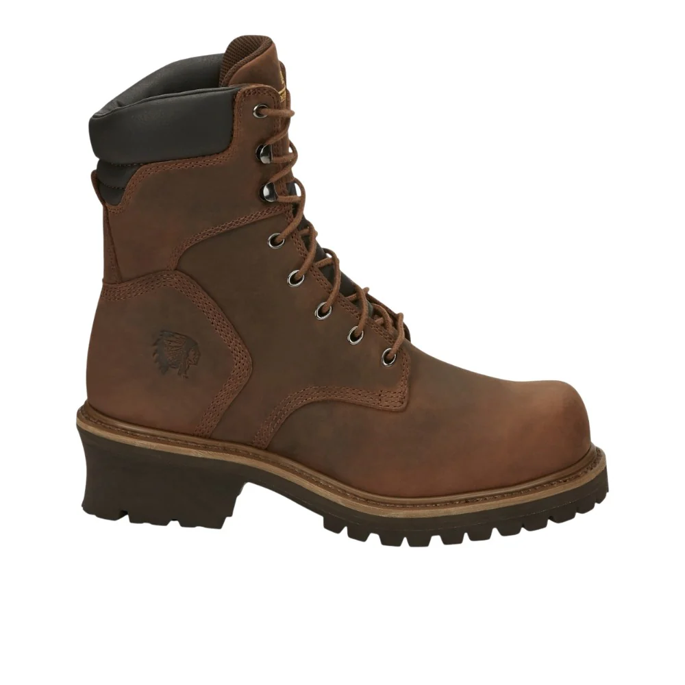 Hador Logger 8 Inch Electrical Hazard Round Toe Work Boots