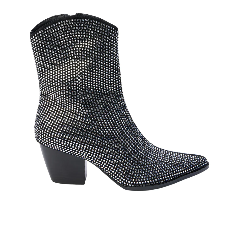 Hazel Pointed Toe Zippered Cowboy Boots