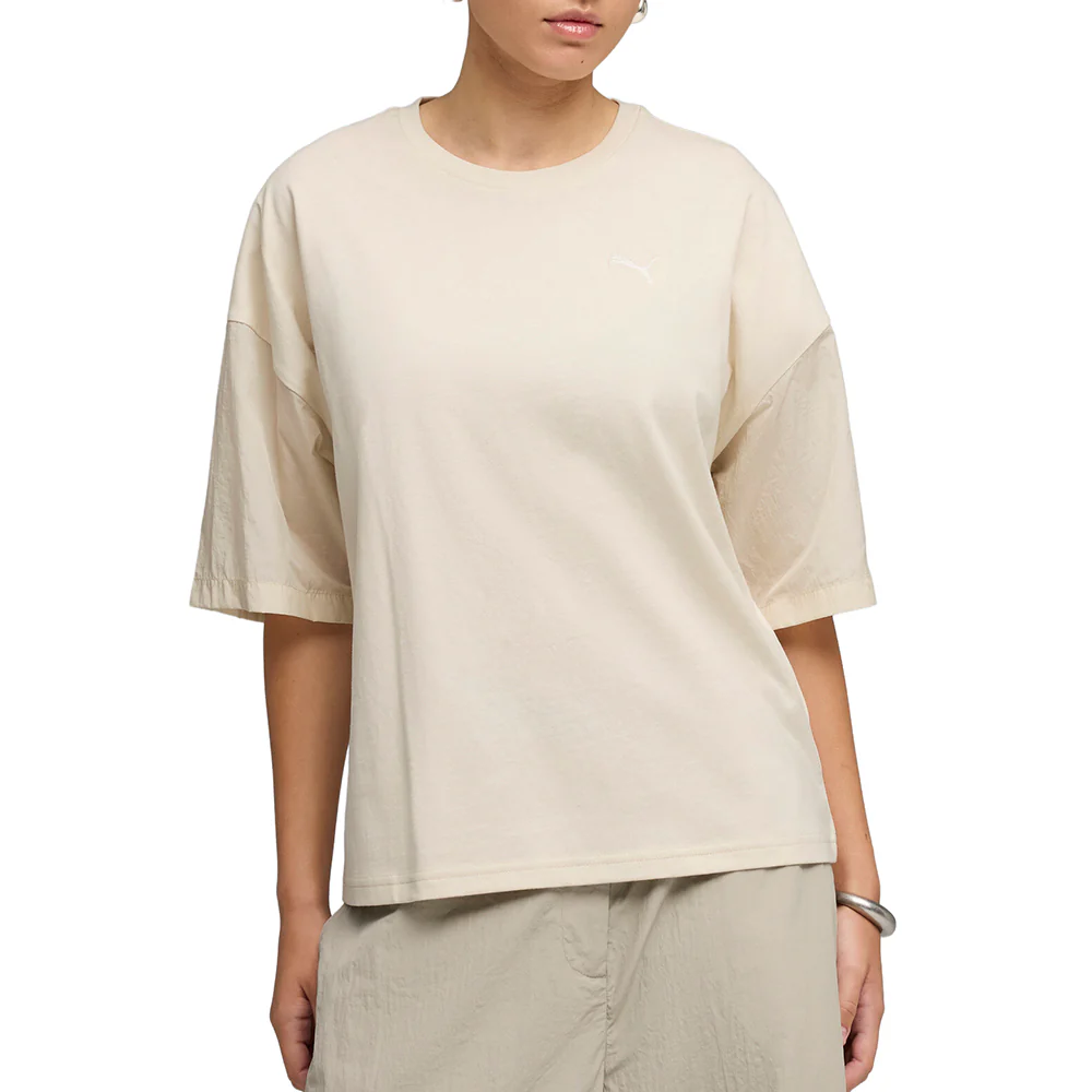 Her Oversized Crew Neck Short Sleeve T-Shirt - Image 3