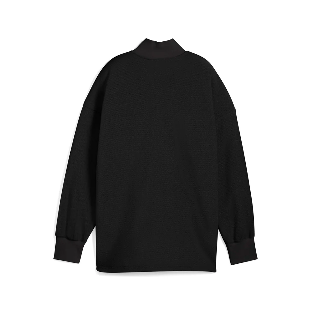 HER Oversized Half Zip Winterized Crew Pullover - Image 2