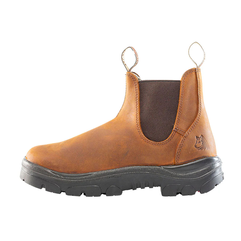Hobart 6 Inch Slip Resistant Wide Soft Toe Work Boots - Image 3