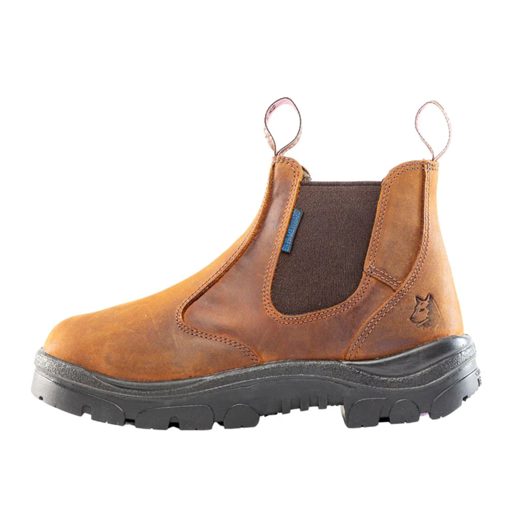 Hobart 6 Inch Slip Resistant Wide Steel Toe Work Boots - Image 3