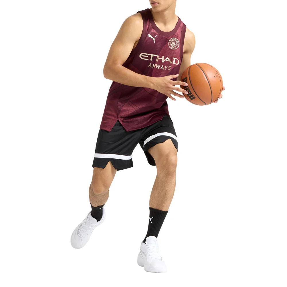 PUMA HOOPS X MANCHESTER CITY Seeding Crew Neck Sleeveless Jersey - Image 5