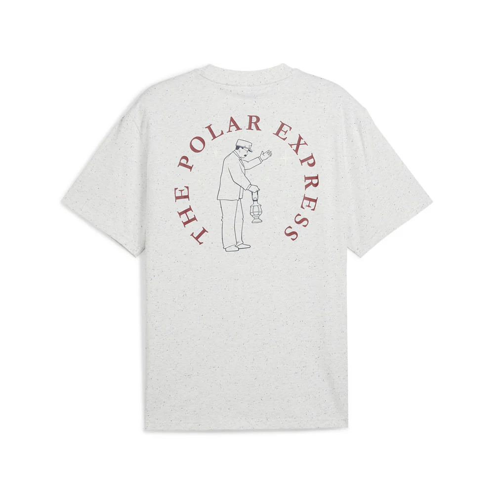 PUMA X POLAR EXPRESS Graphic Crew Neck Short Sleeve T-Shirt - Image 2