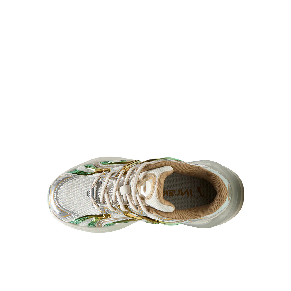 Inverse Shimmer Lace Up Sneakers (Big Kid) - Image 4