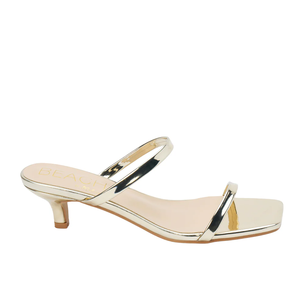 Jeanne Strappy Kitten Heel Sandals