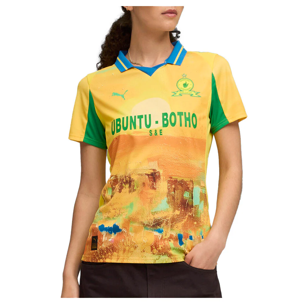 PUMA X KIDSUPER Mamelodi Sundowns Crew Neck Short Sleeve Replica Jersey - Image 3