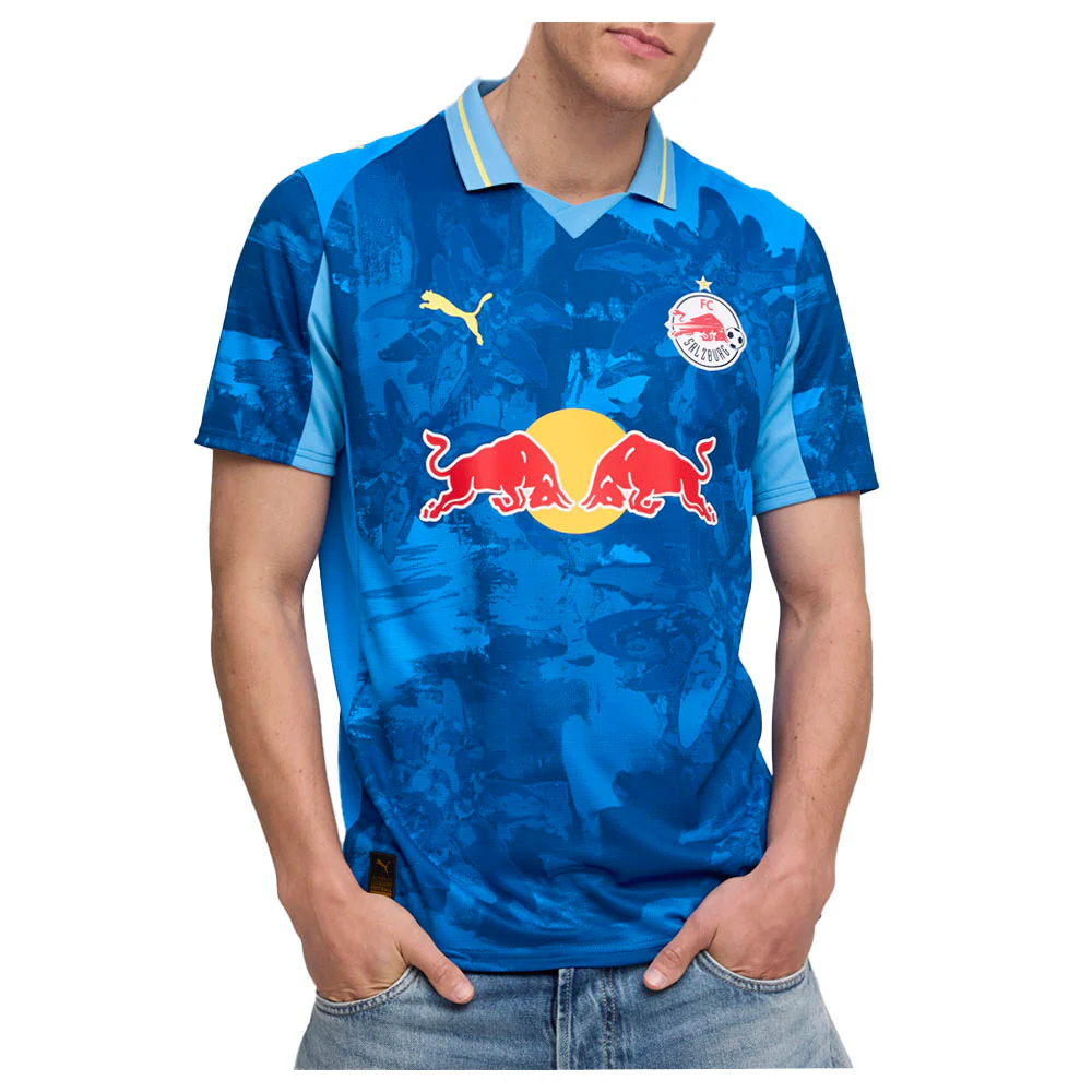 PUMA X KIDSUPER FC Red Bull Salzburg Crew Neck Short Sleeve Jersey Replica - Image 3