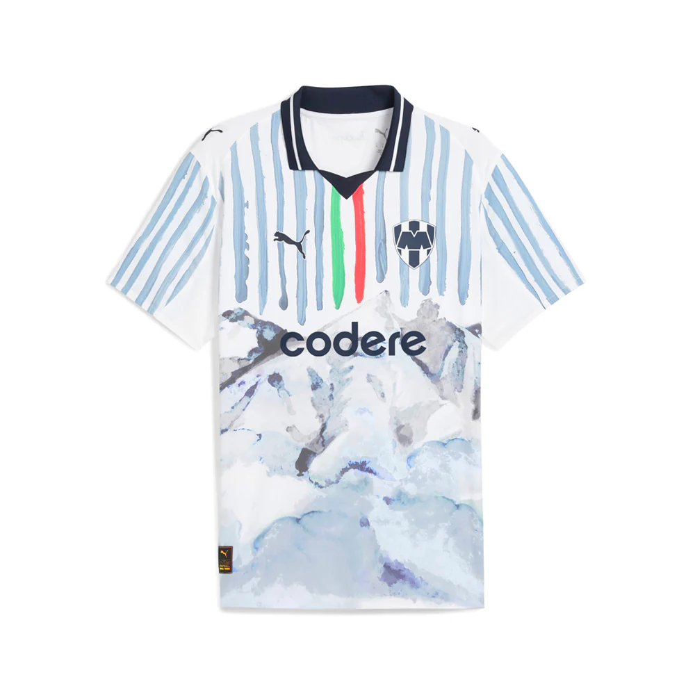 PUMA X KIDSUPER CF Monterrey Authentic Collared Short Sleeve Replica Jersey
