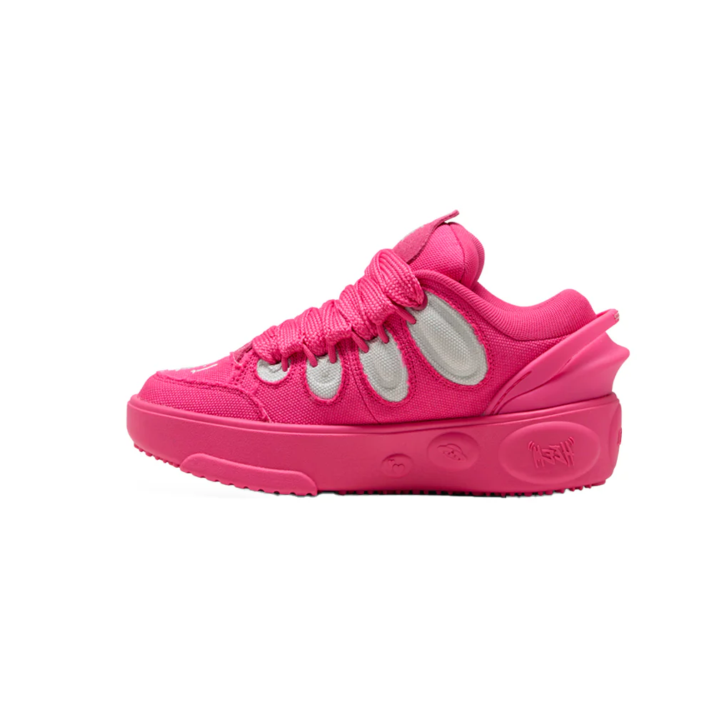 La Francé Pink Carpet Lace Up Sneakers (Big Kid) - Image 3