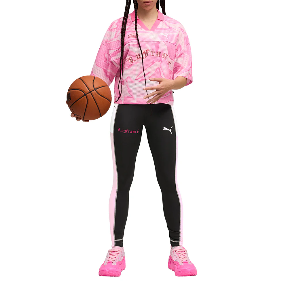 Lafrance Pink Heem Collared Short Sleeve Soccer Jersey - Image 5