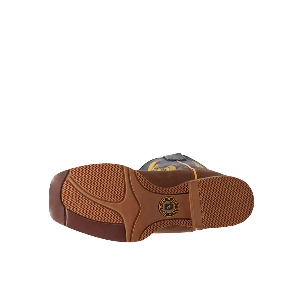 Lane Leather Square Toe Pull On Cowboy Boots (Little Kid - Big Kid) - Image 5