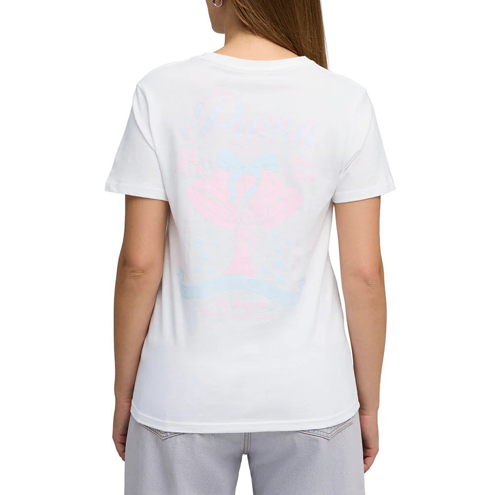 Las Vegas Chapel Graphic Crew Neck Short Sleeve Top - Image 4
