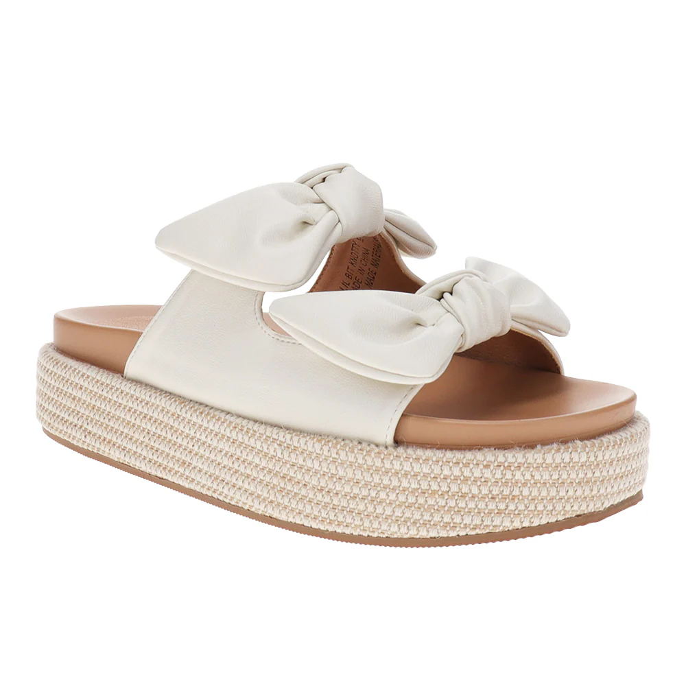 Lil Bit Knotty Platform Sandals - Image 2