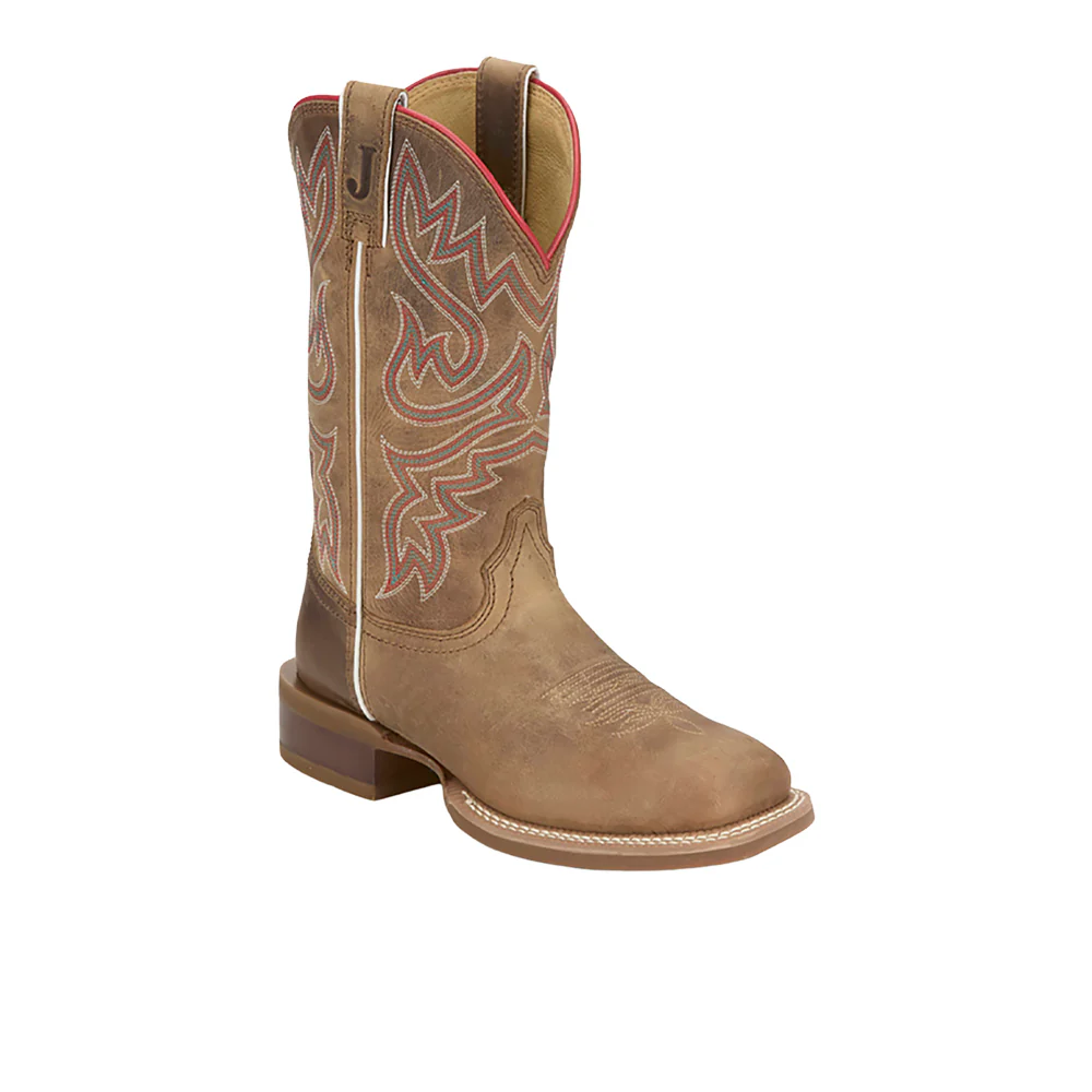 Little Sugar Square Toe Pull On Cowboy Boots - Image 2
