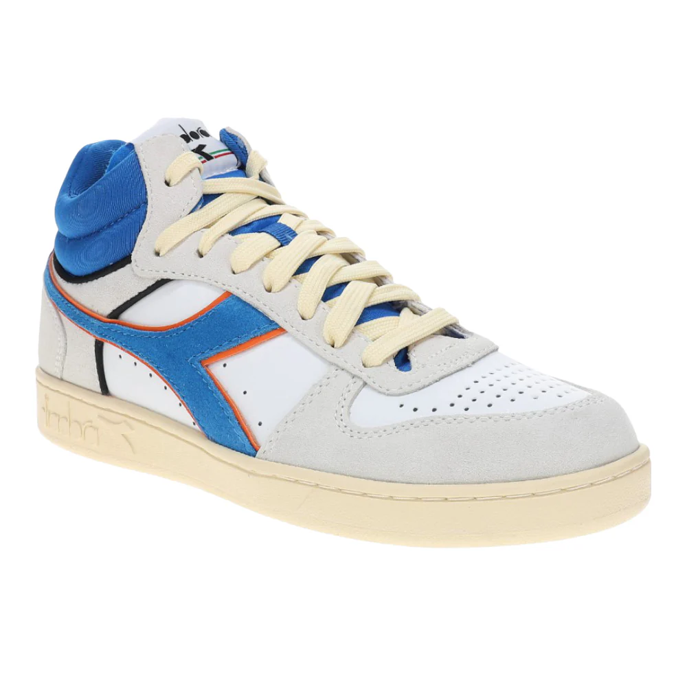 Magic Basket Demi Cut Suede Leather Lace Up Sneakers - Image 2