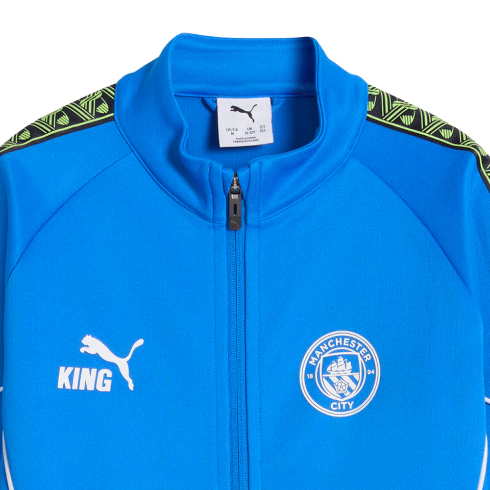 Manchester City King Anthem Full Zip Jacket (Big Kid) - Image 3