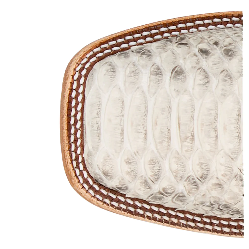 Mario 11 Inch Python Square Toe Cowboy Boots - Image 4