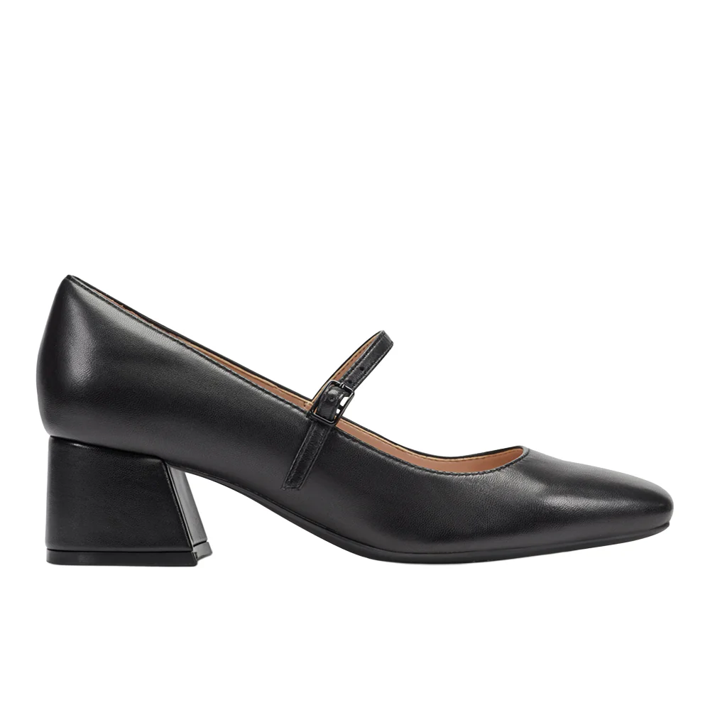 Marlay Mary Jane Square Toe Block Heel Pumps