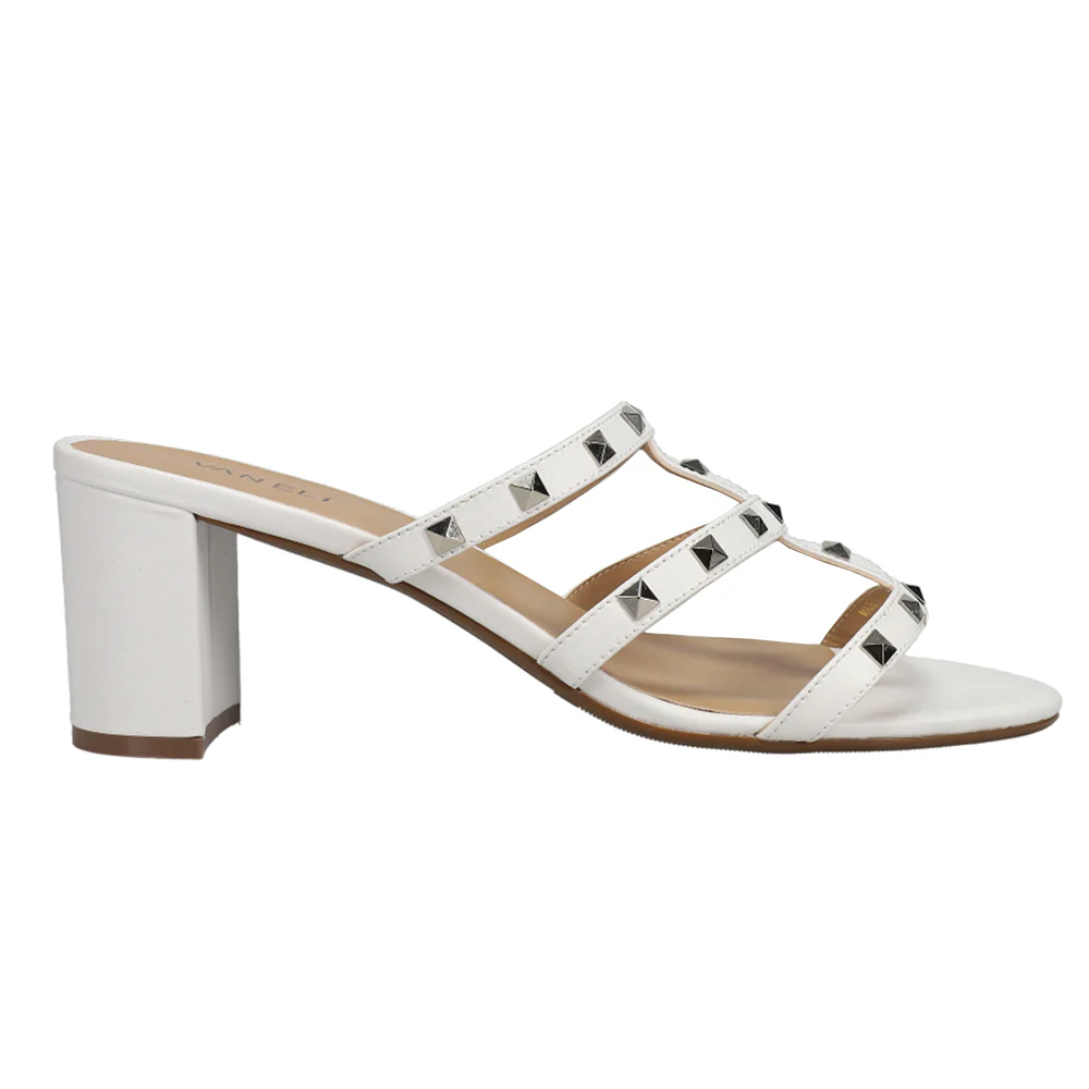 Mayda Studded Block Heel Sandals