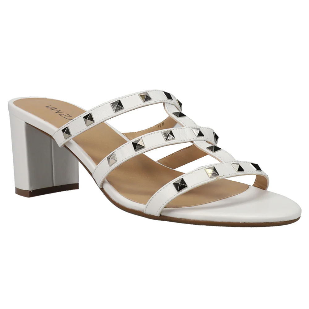 Mayda Studded Block Heel Sandals - Image 2