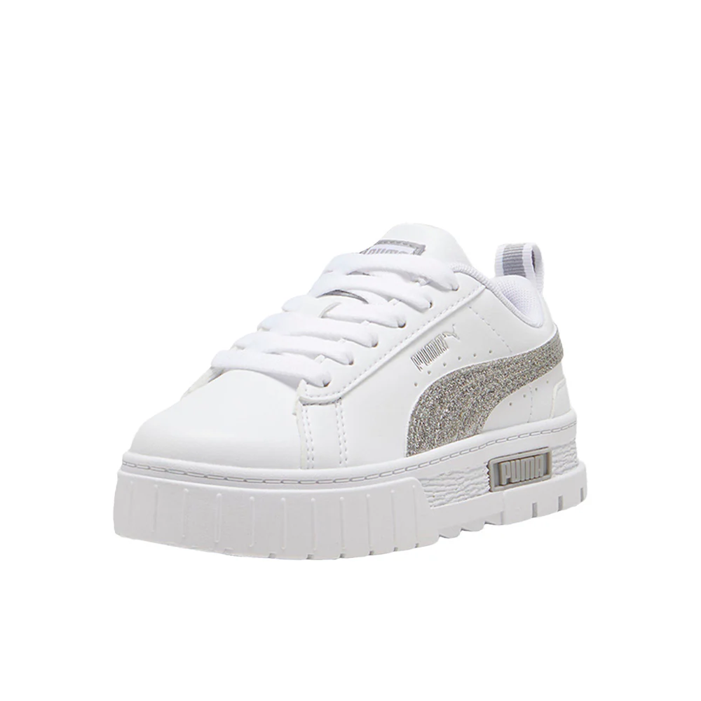 Mayze Glitter Lace Up Sneakers (Little Kid) - Image 2