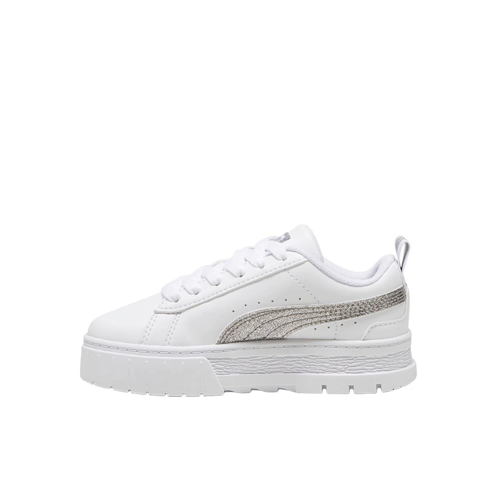 Mayze Glitter Lace Up Sneakers (Little Kid) - Image 3
