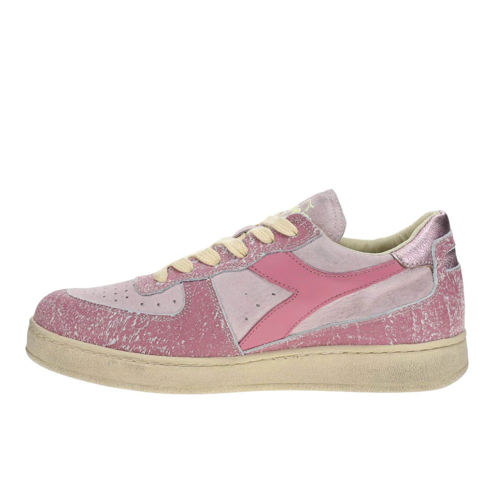 Mi Basket Low Blush Lace Up Sneakers - Image 3