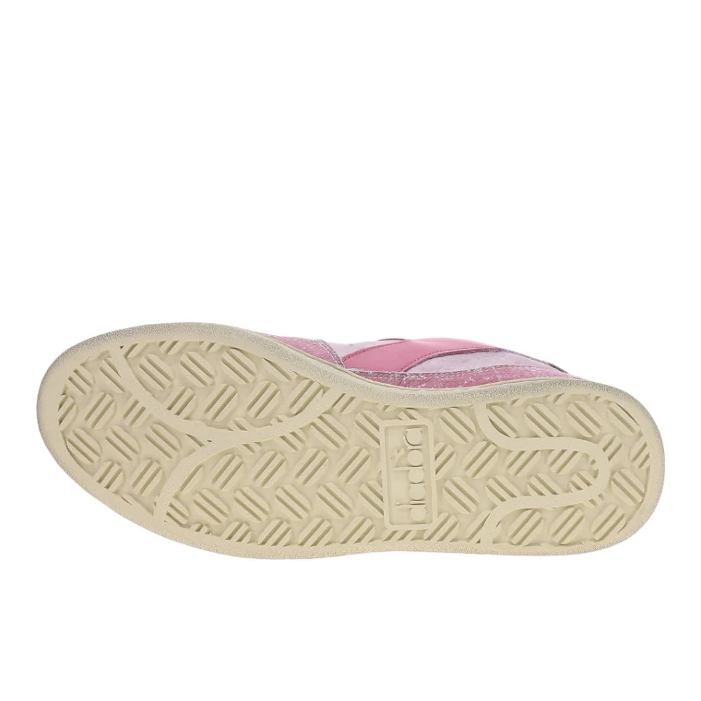 Mi Basket Low Blush Lace Up Sneakers - Image 5
