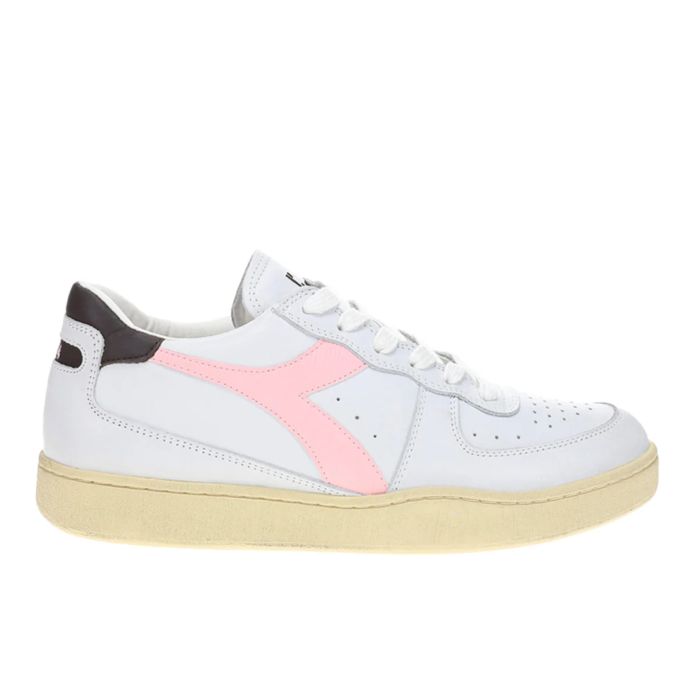 Mi Basket Low Used Lace Up Sneakers