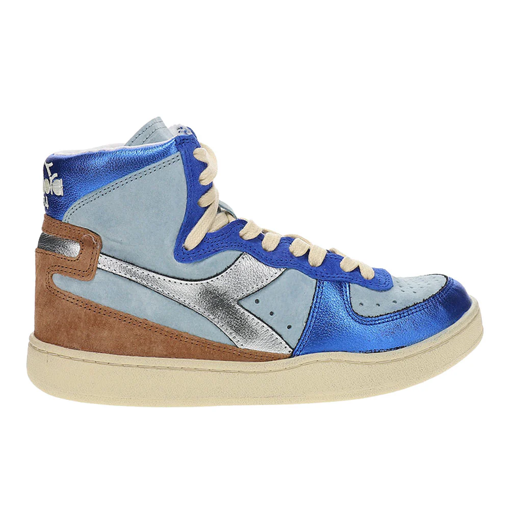Mi Basket Metal Pigskin Used High Top Sneakers