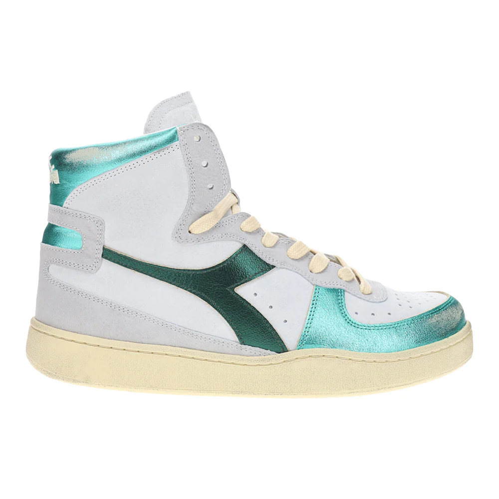 Mi Basket Metal Pigskin Used High Top Sneakers